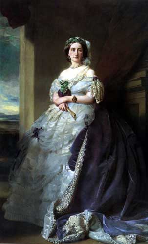 Painting Code#1426-Winterhalter, Franz Xavier: Julia Louise Bosville, Lady Middleton 