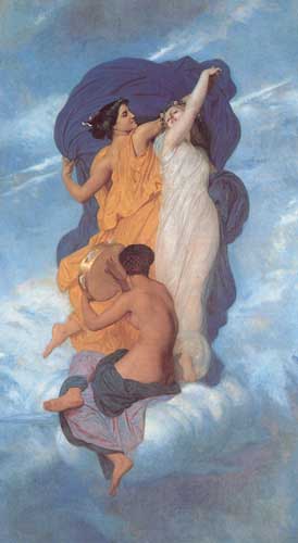 Painting Code#1434-Bouguereau, William(France): The Dance