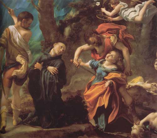 Painting Code#1457-Correggio(Italy): The Martyrdom of Four Saints