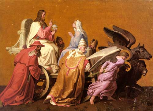 Painting Code#1463-Fuhrich, Joseph Ritter Von(Czechoslovakia): The Triumph Of Christ