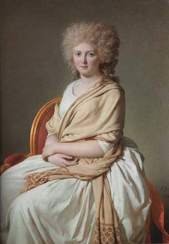 Painting Code#15003-David, Jacques-Louis: Portrait of Anne-Marie-Louise