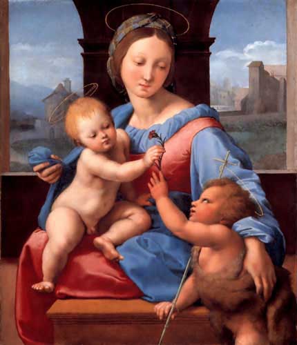 Painting Code#15028-Raphael - The Garvagh Madonna