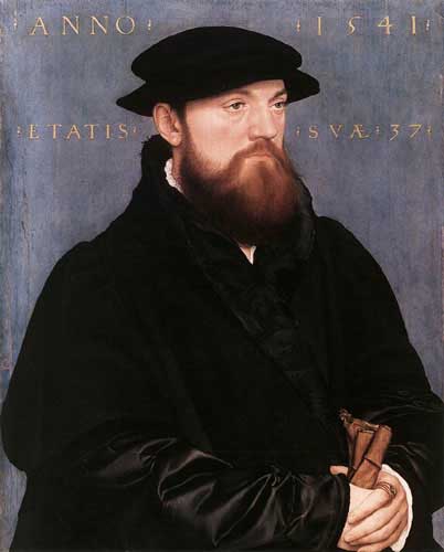 Painting Code#15039-Holbein the Younger, Hans (Germany): De Vos van Steenwijk