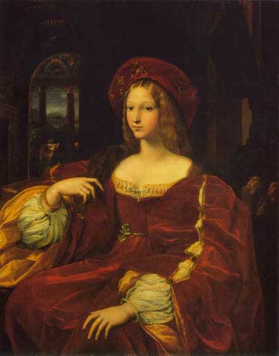 Painting Code#15052-Raphael - Joanna of Aragon