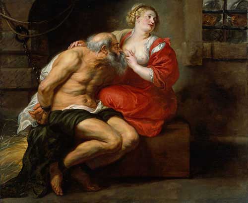 Painting Code#15059-Rubens, Peter Paul: Cimon and Pero