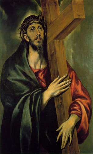 Painting Code#15157-El Greco - Via crucis