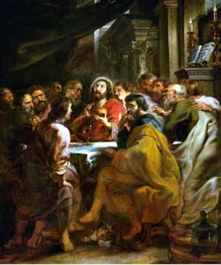 Painting Code#15201-Rubens, Peter Paul - Last Supper