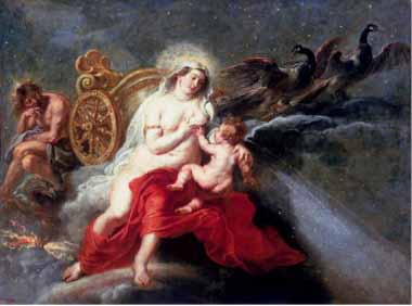 Painting Code#15230-Rubens, Peter Paul - The Birth of the Milky Way