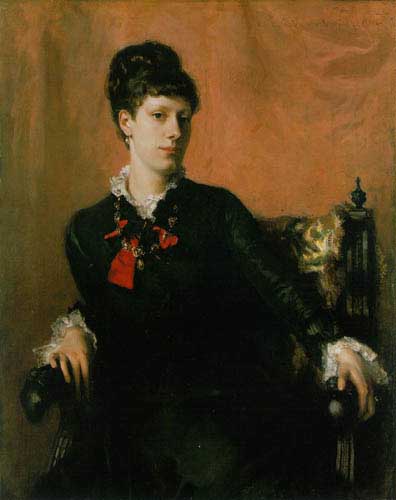 Painting Code#1528-Sargent, John Singer(USA): Miss Frances Sherborne Ridley Watts 