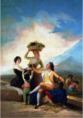 Painting Code#15302-Goya, Francisco - The Wine Harvest (Autumn)