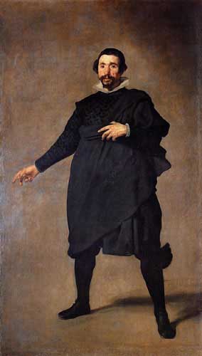 Painting Code#15381-Velazquez, Diego - The Buffoon Pablo de Valladolid