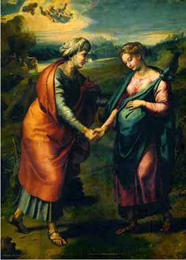 Painting Code#15461-Raphael - The Visitation