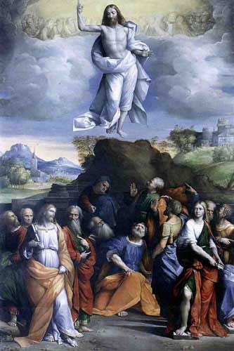 Painting Code#15544-Garofalo - Ascension of Christ