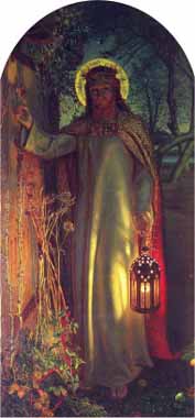 Painting Code#15549-William Holman Hunt - The Light of the World