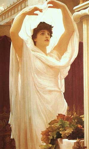 Painting Code#1569-Leighton, Lord Frederick(England): Invocation 
 