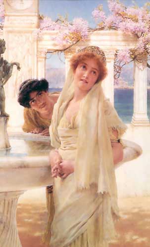 Painting Code#1586-Alma-Tadema, Sir Lawrence: A Difference of Opinion
