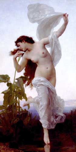 Painting Code#1640-Bouguereau, William(France): Dawn