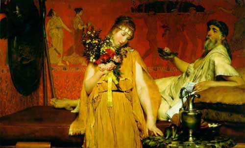 Painting Code#1701-Alma-Tadema, Sir Lawrence: Between Hope and Fear