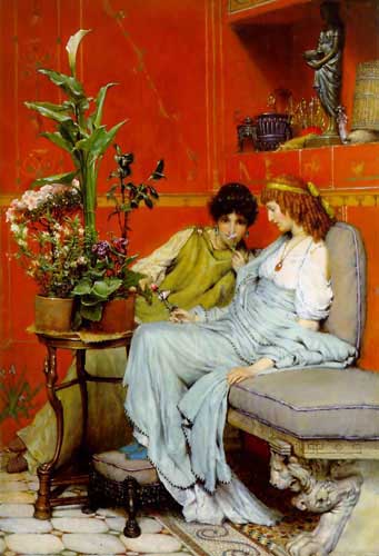 Painting Code#1711-Alma-Tadema, Sir Lawrence: Confidences