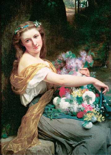 Painting Code#1716-Cot, Pierre-Auguste(France): Dionysia