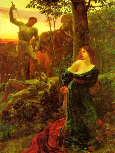 Painting Code#1765-Dicksee, Frank(England): Chivalry