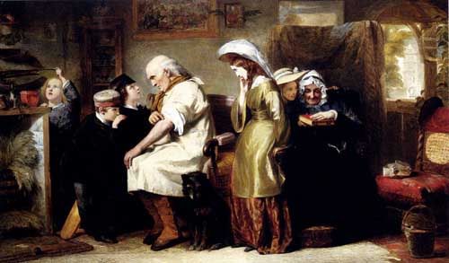 Painting Code#1769-Grant, William James(UK): A Visit To The Old Soldier