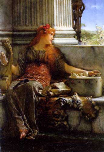 Painting Code#1804-Alma-Tadema, Sir Lawrence: Poetry