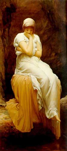 Painting Code#1817-Leighton, Lord Frederick(England): Seated