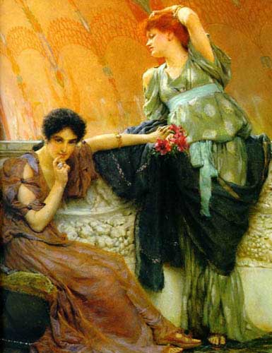 Painting Code#1840-Alma-Tadema, Sir Lawrence: Unconscious Rivals