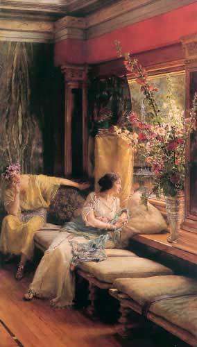Painting Code#1843-Alma-Tadema, Sir Lawrence: Vain Courtship