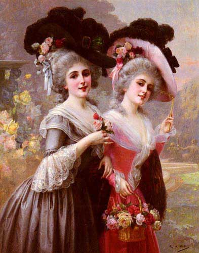 Painting Code#1864-Antonio, Cristobal de: The Basket Of Roses