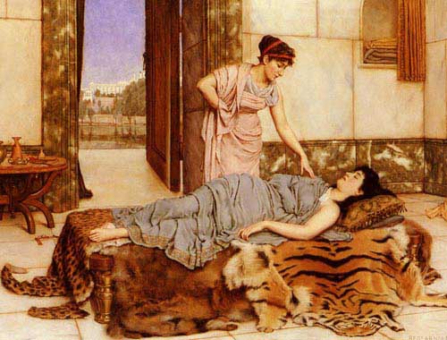 Painting Code#1872-Arnold, Reginald Ernst: Gently Wakened