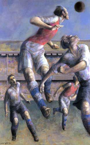 Painting Code#1878-Ayrton, Michael: Arsenal v. Aston Villa