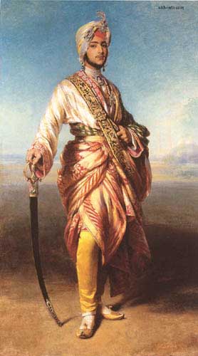 Painting Code#1884-Winterhalter, Franz Xavier: The King Duleep Singh 