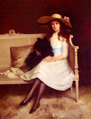 Painting Code#1926-Bertieri, Pilade(USA): Maude Baillie