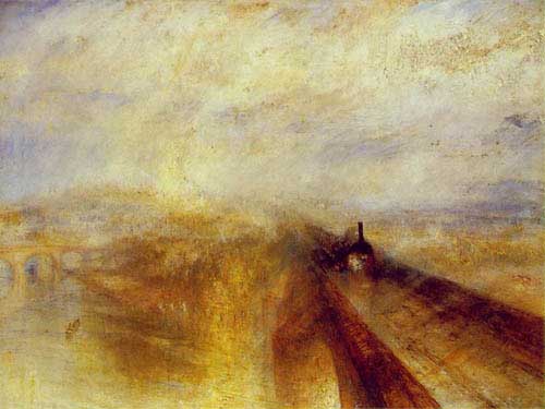 Painting Code#20079-Turner, John Mallord William: Rain, Steam and Speed