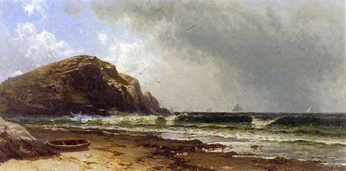 Painting Code#20215-Bricher, Alfred Thompson - Approaching Storm