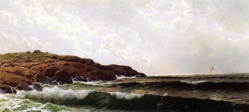 Painting Code#20231-Bricher, Alfred Thompson - Morning at Sakonnet, Rhode Island
