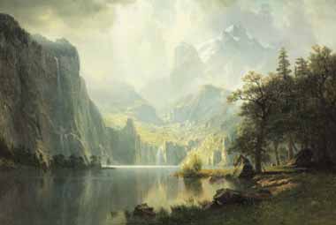 Painting Code#20263-Bierstadt, Albert - In the Mountains