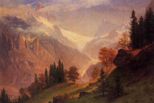 Painting Code#20285-Bierstadt, Albert(USA) - View of the Grunewald