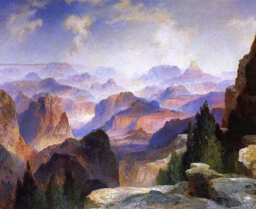 Painting Code#20298-Moran, Thomas - Grand Canyon 