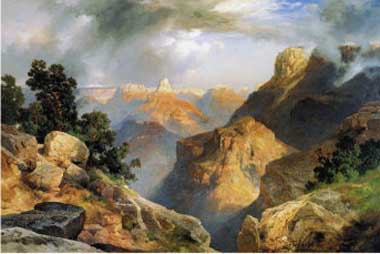 Painting Code#20302-Moran, Thomas - Grand Canyon