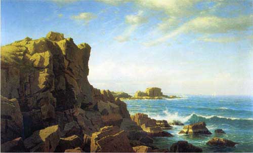 Painting Code#2031-Haseltine, William Stanley: Nahant Rocks