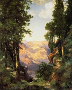 Painting Code#20310-Moran, Thomas - The Grand Canyon