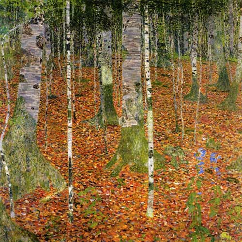 Painting Code#20335-Klimt, Gustav(Austria) - Birch Forest