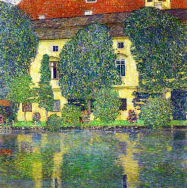 Painting Code#20347-Klimt, Gustav(Austria) - Schloss Kammer Am Attersee III