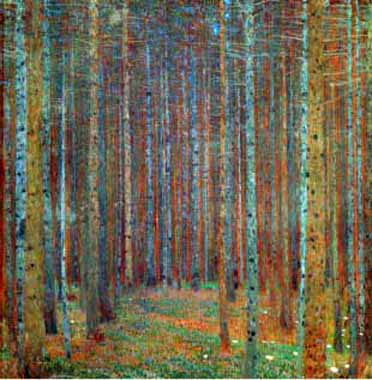 Painting Code#20350-Klimt, Gustav(Austria) - Tannenwald (Pine Forest)
