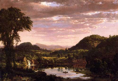 Painting Code#20360-Church, Frederic Edwin - New England Landscape