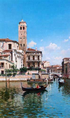 Painting Code#2068-Campo, Federico Del: The Palazzo Labia, Venice
