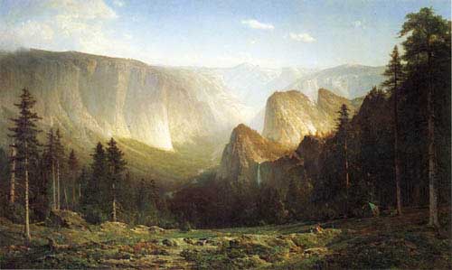Painting Code#2074-Hill, Thomas(USA): Grand Canyon of the Sierras, Yosemite  